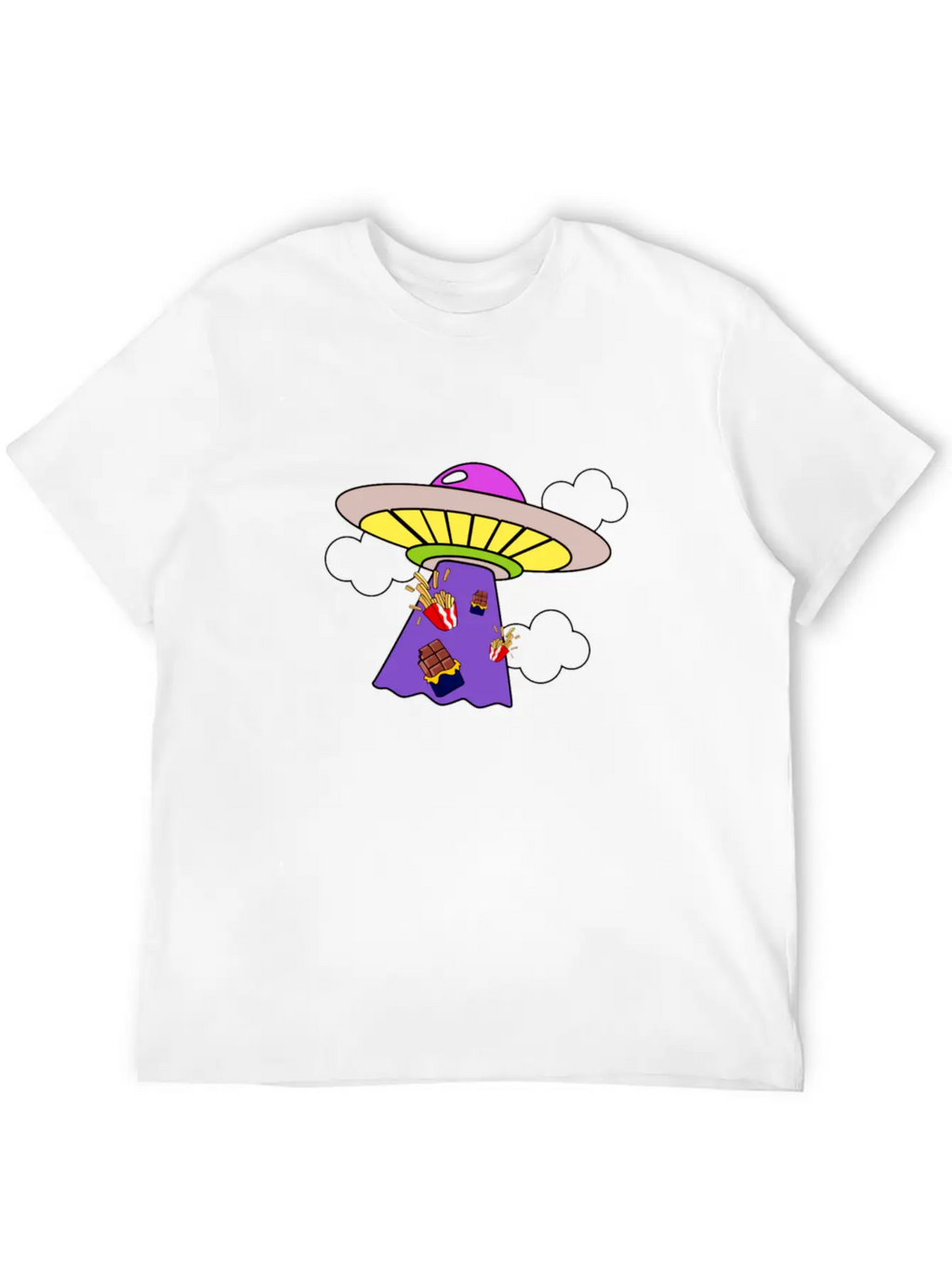 Snack Galaxy Unisex Casual T-Shirt – Clean Design For Daily Comfort
