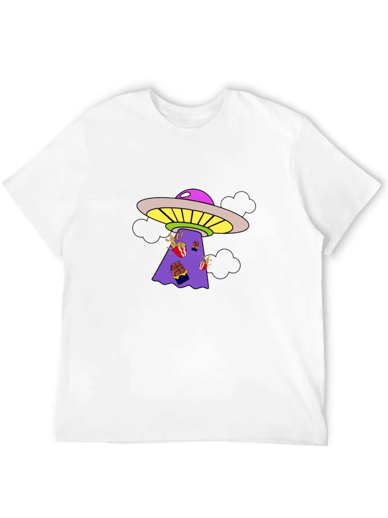 Snack Galaxy Unisex Casual T-Shirt – Clean Design For Daily Comfort