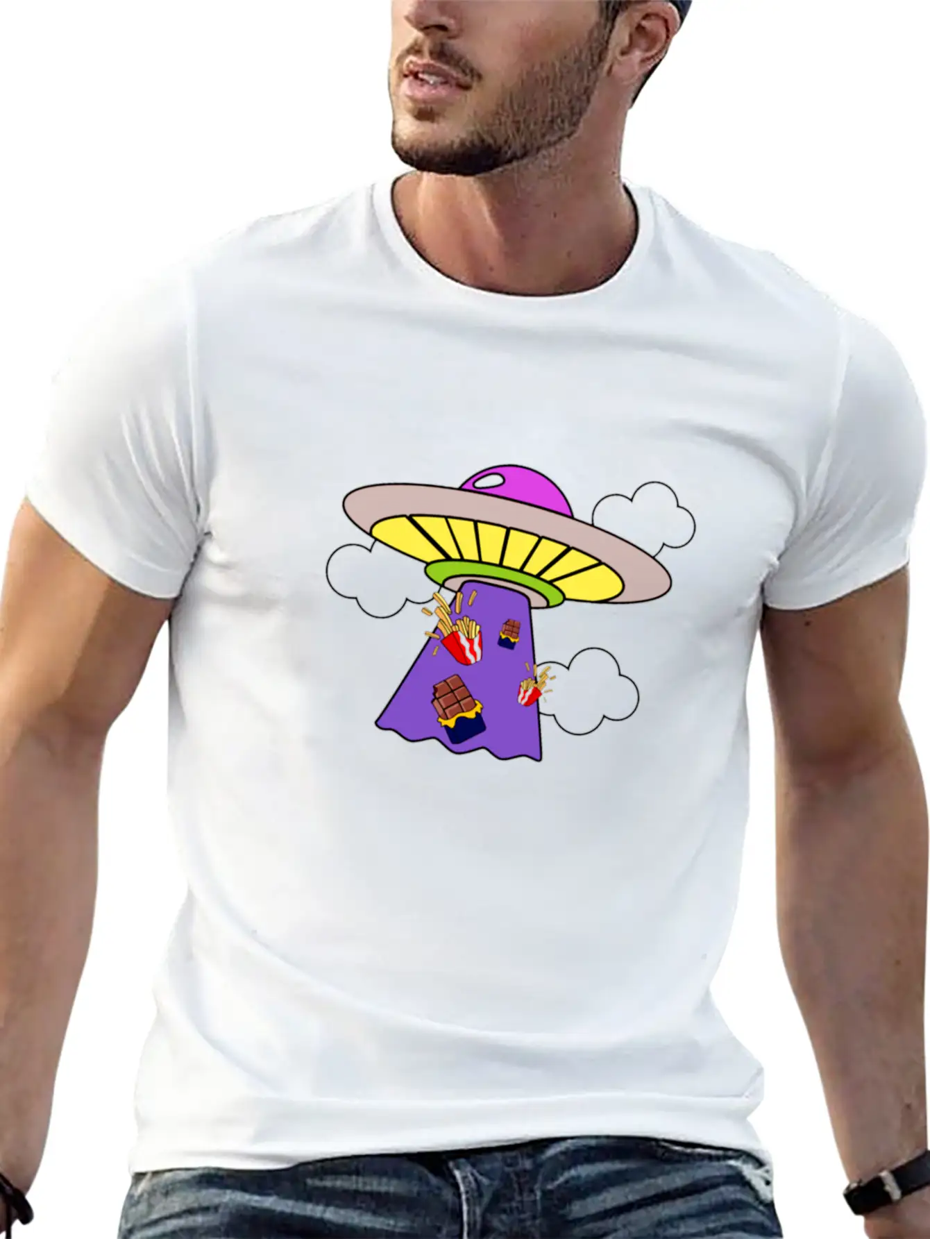 Snack Galaxy Unisex Casual T-Shirt – Clean Design For Daily Comfort