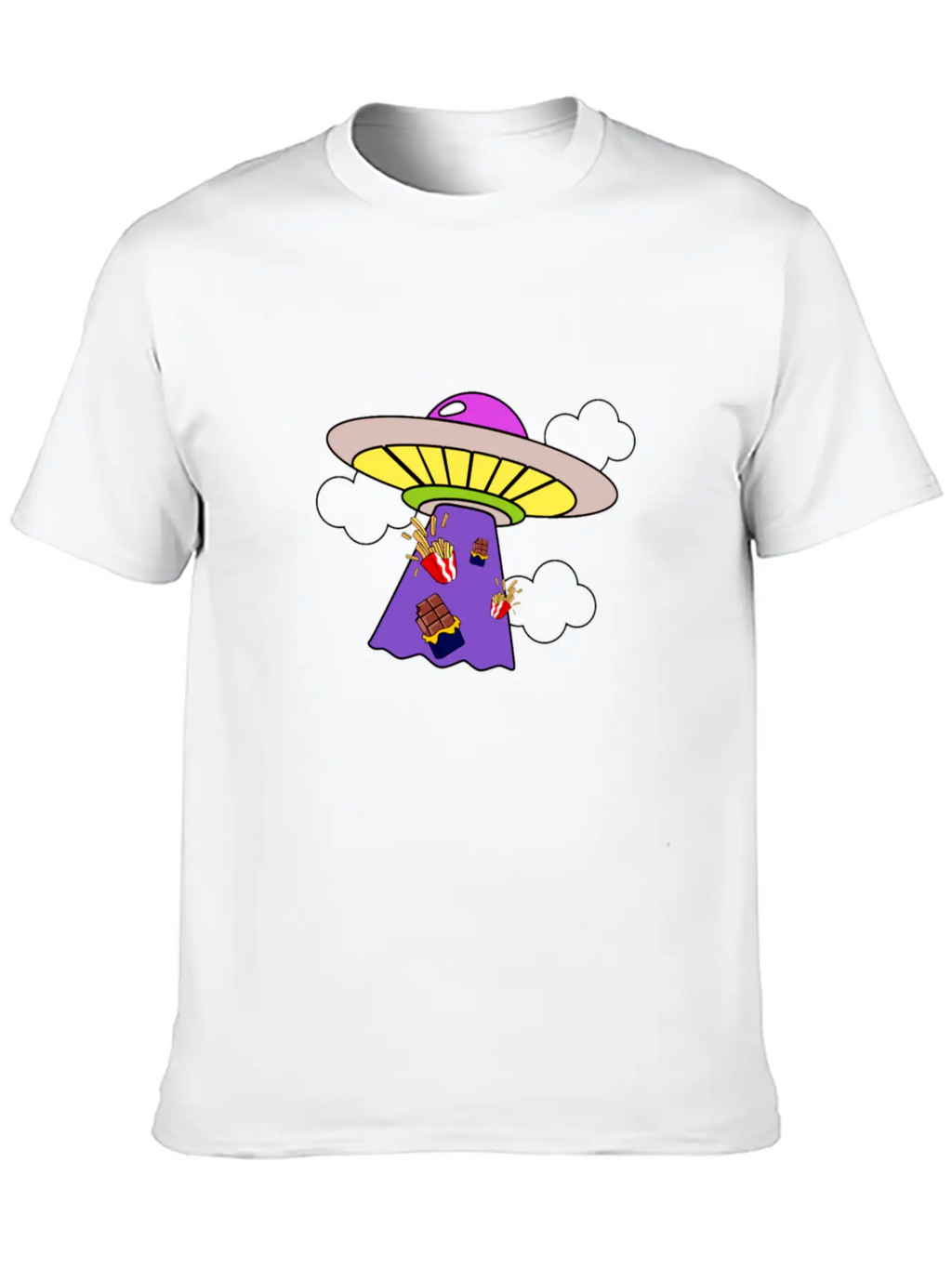 Snack Galaxy Unisex Casual T-Shirt – Clean Design For Daily Comfort