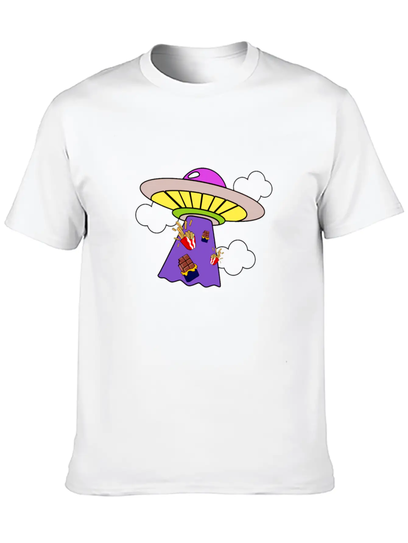 Snack Galaxy Unisex Casual T-Shirt – Clean Design For Daily Comfort