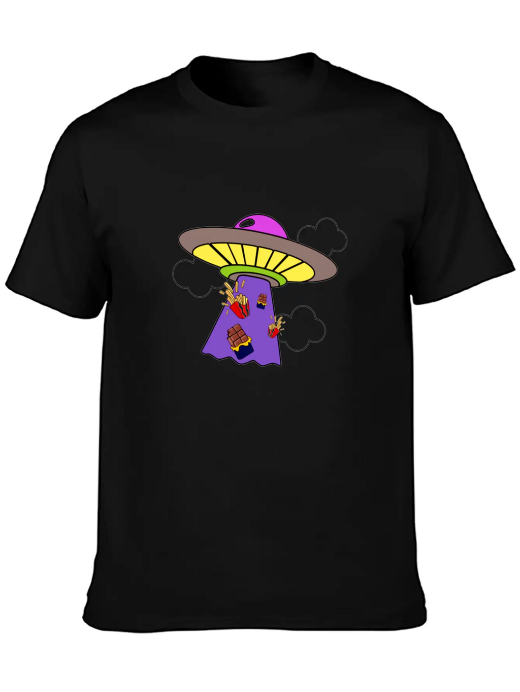 Snack Galaxy Unisex Casual T-Shirt – Clean Design For Daily Comfort