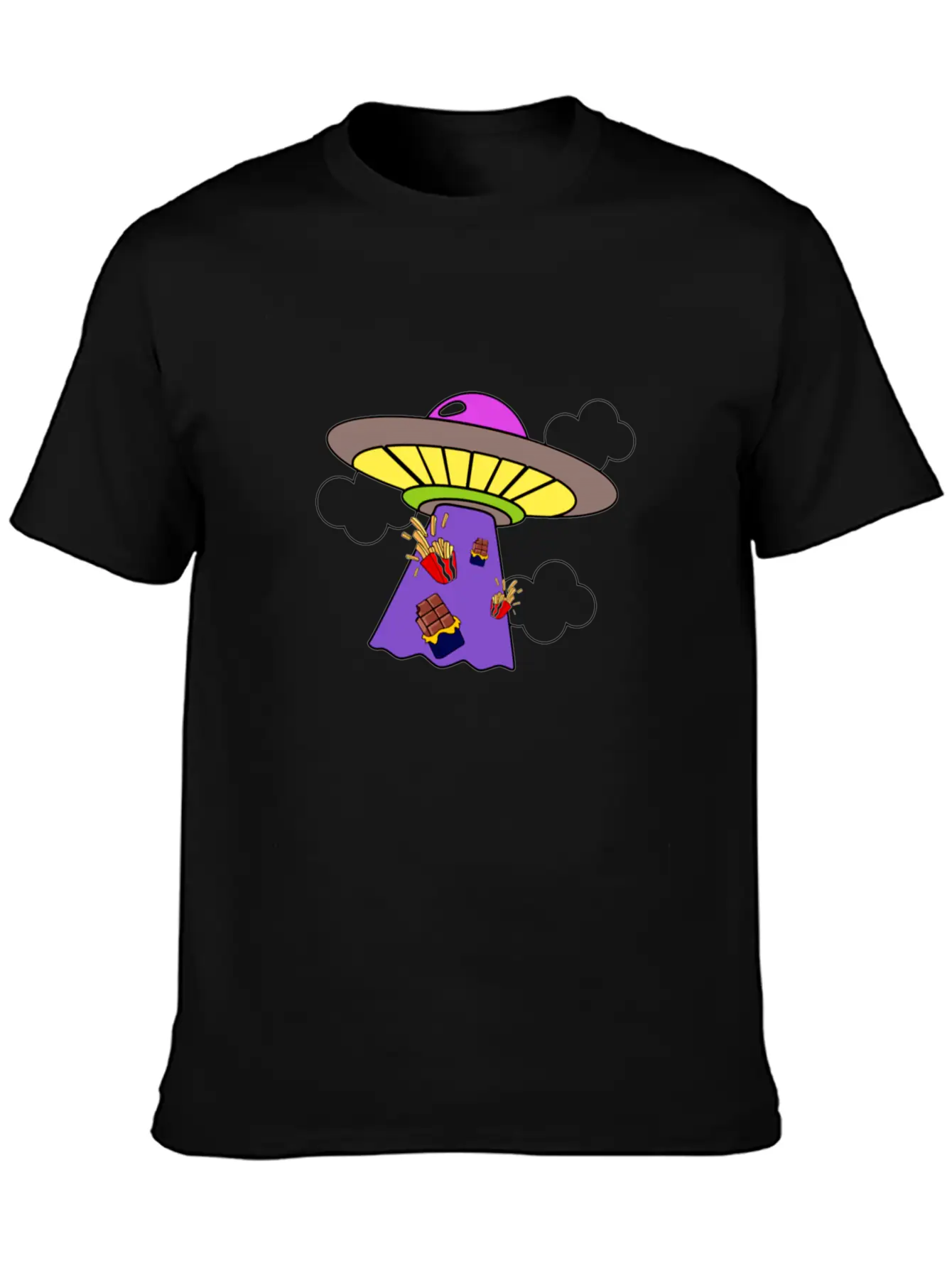 Snack Galaxy Unisex Casual T-Shirt – Clean Design For Daily Comfort