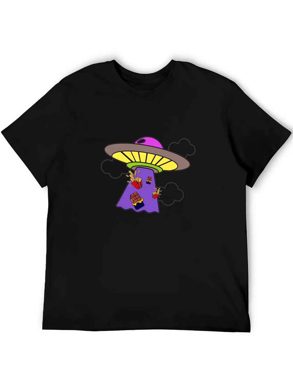 Snack Galaxy Unisex Casual T-Shirt – Clean Design For Daily Comfort