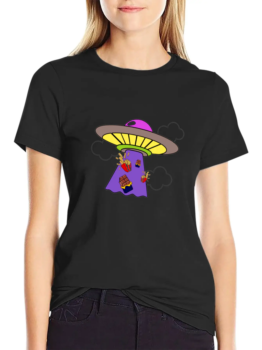 Snack Galaxy Unisex Casual T-Shirt – Clean Design For Daily Comfort