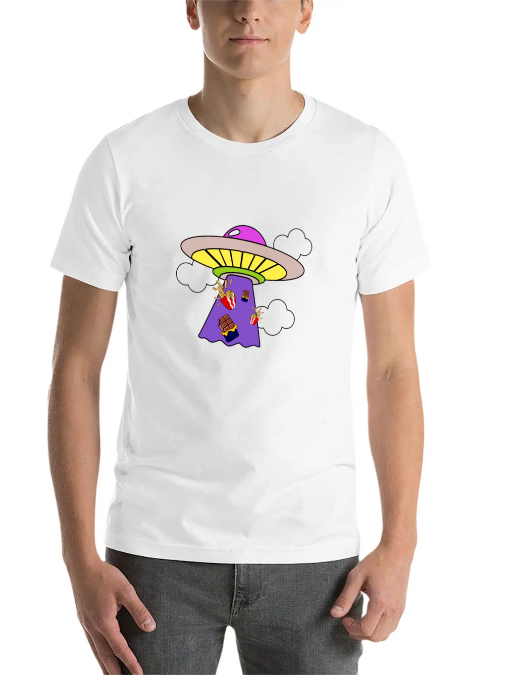Snack Galaxy Unisex Casual T-Shirt – Clean Design For Daily Comfort