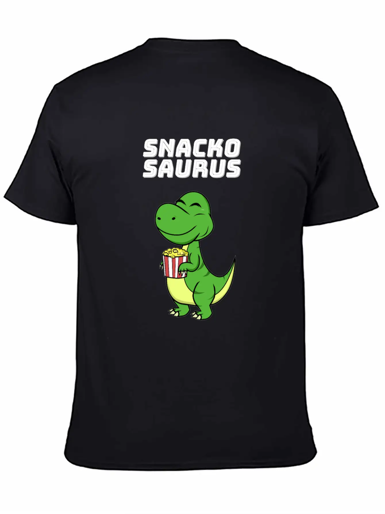 Snackosaurus Dinosaur T-Rex Diet Gift Idea Unisex Casual T-Shirt – Clean Design For Daily Comfort
