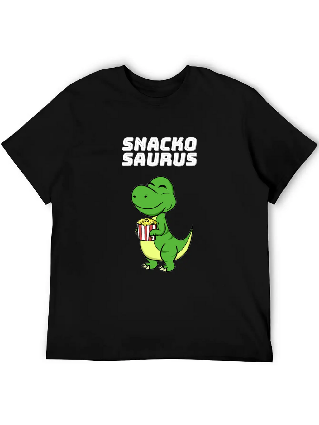 Snackosaurus Dinosaur T-Rex Diet Gift Idea Unisex Casual T-Shirt – Clean Design For Daily Comfort