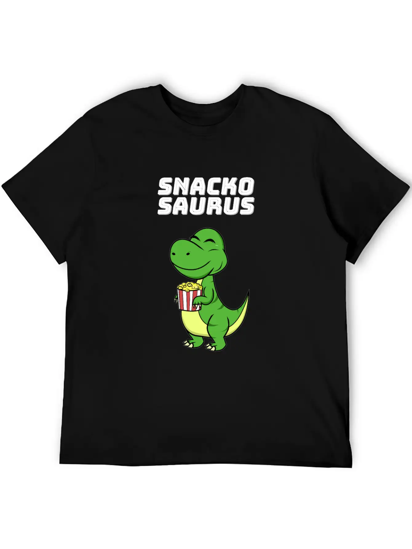 Snackosaurus Dinosaur T-Rex Diet Gift Idea Unisex Casual T-Shirt – Clean Design For Daily Comfort