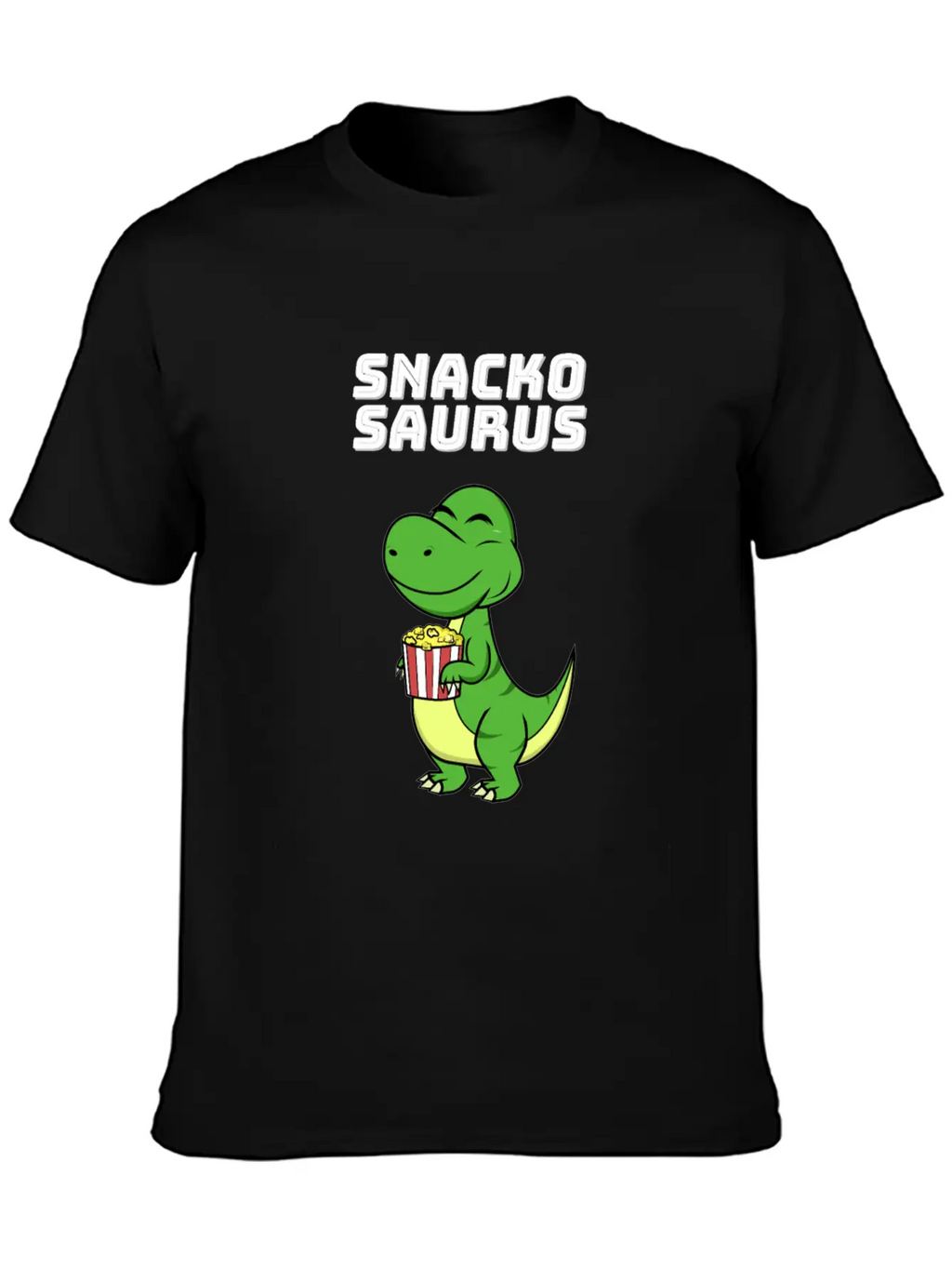 Snackosaurus Dinosaur T-Rex Diet Gift Idea Unisex Casual T-Shirt – Clean Design For Daily Comfort