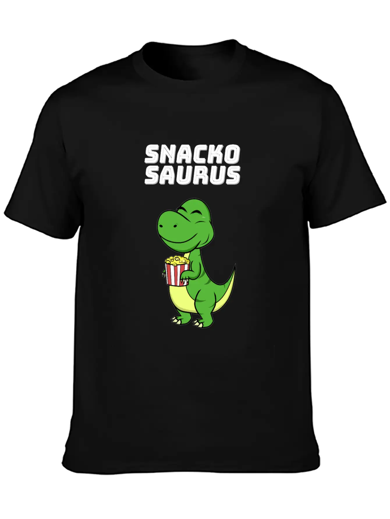 Snackosaurus Dinosaur T-Rex Diet Gift Idea Unisex Casual T-Shirt – Clean Design For Daily Comfort
