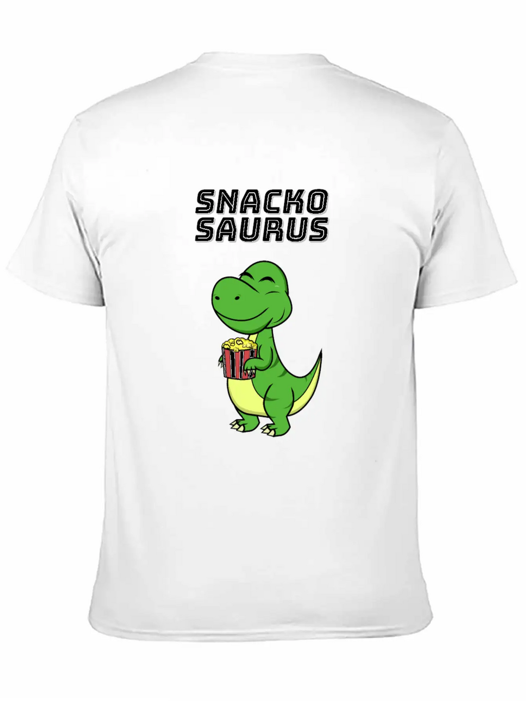 Snackosaurus Dinosaur T-Rex Diet Gift Idea Unisex Casual T-Shirt – Clean Design For Daily Comfort