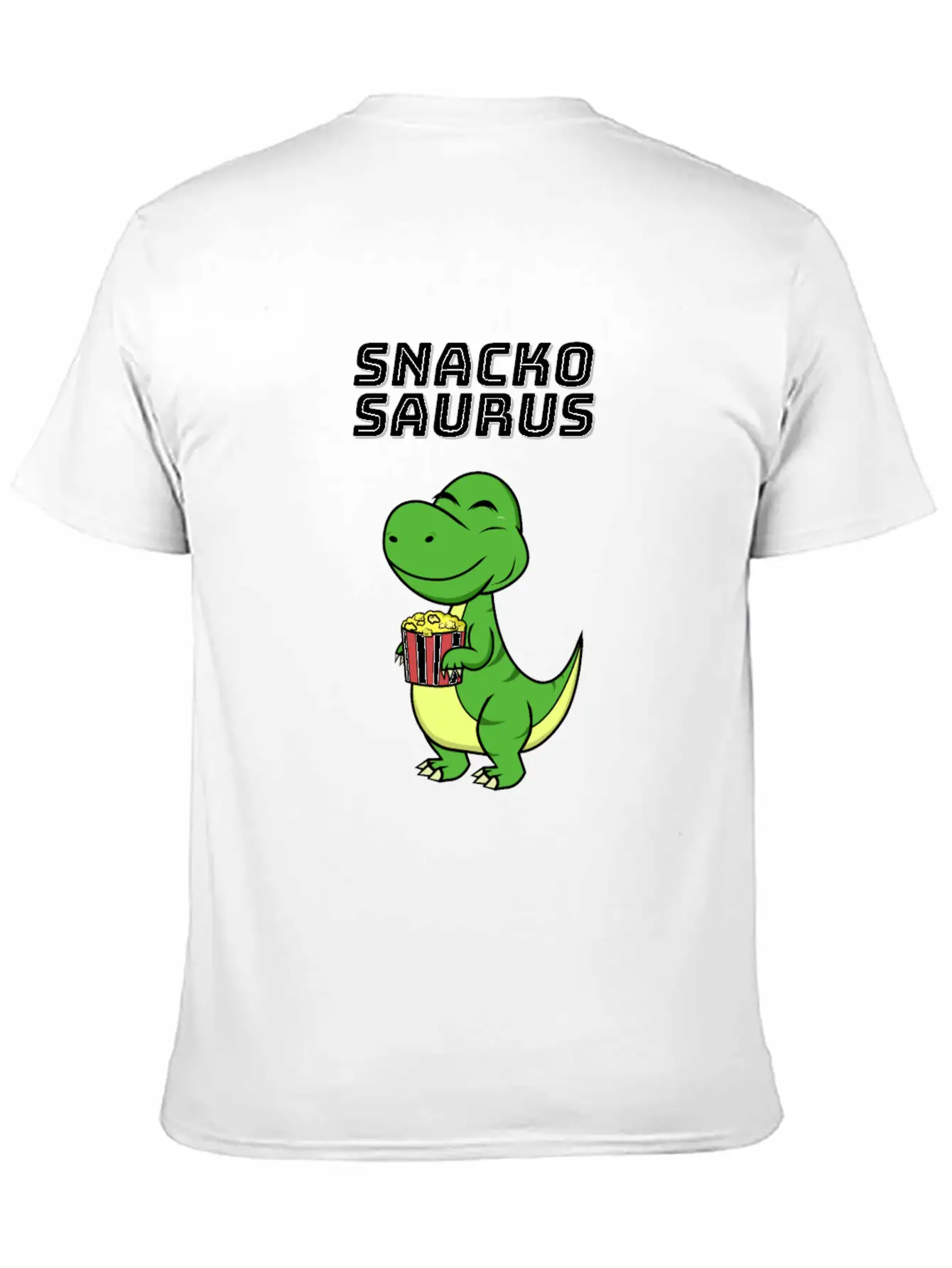 Snackosaurus Dinosaur T-Rex Diet Gift Idea Unisex Casual T-Shirt – Clean Design For Daily Comfort
