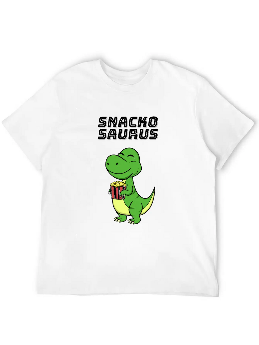 Snackosaurus Dinosaur T-Rex Diet Gift Idea Unisex Casual T-Shirt – Clean Design For Daily Comfort
