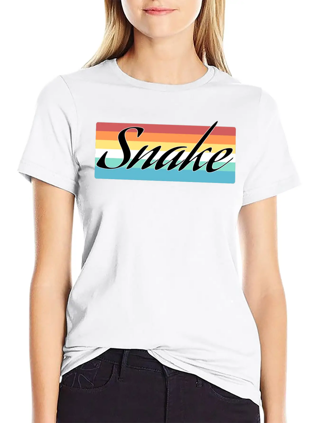Snake Breathable Soft Cotton T-Shirt – Timeless Casual Look