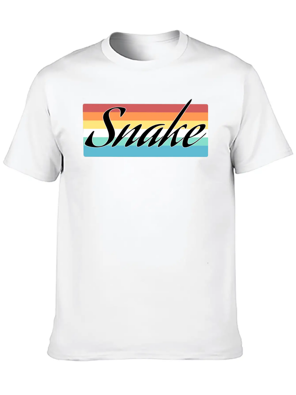 Snake Breathable Soft Cotton T-Shirt – Timeless Casual Look