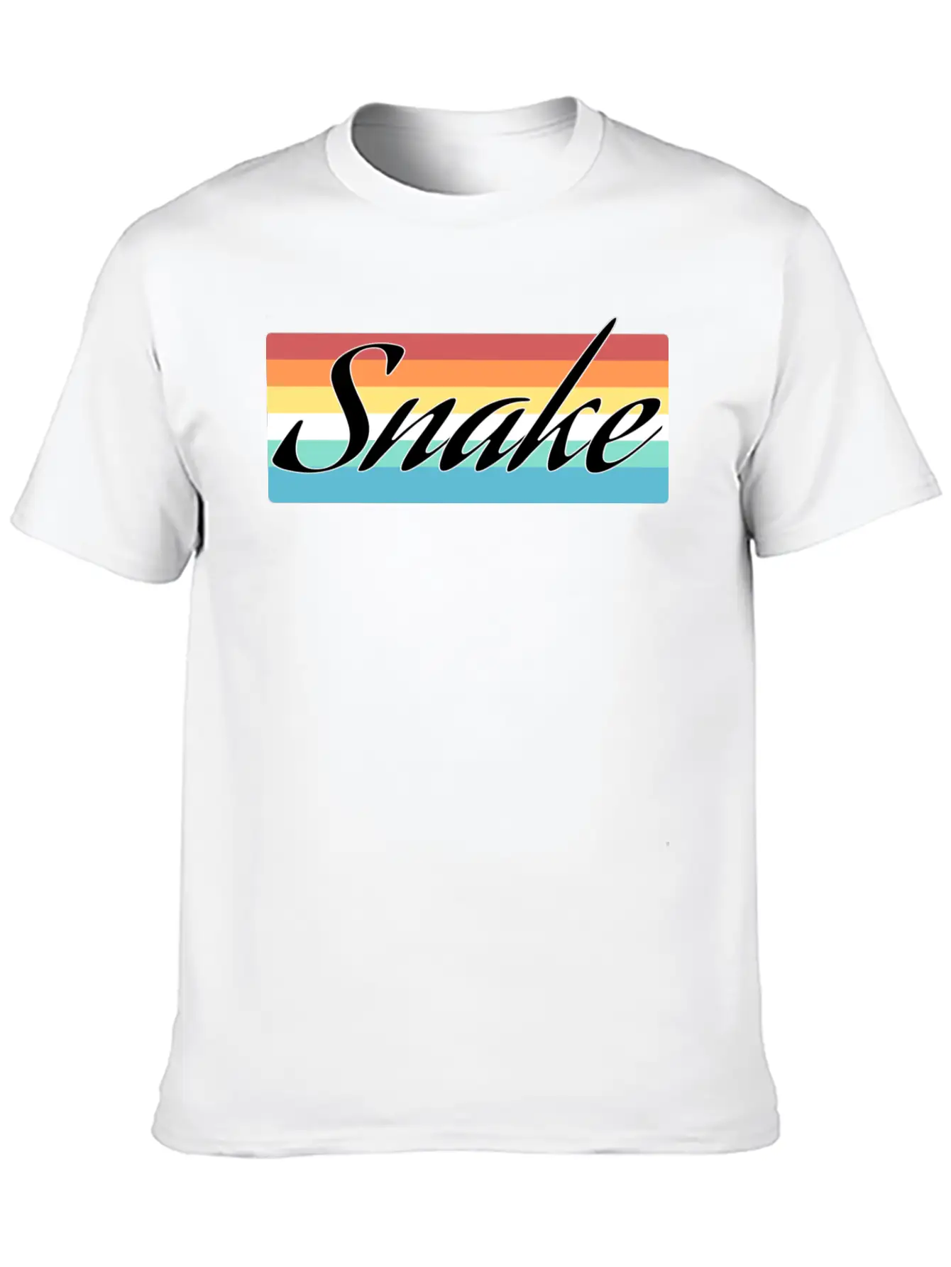 Snake Breathable Soft Cotton T-Shirt – Timeless Casual Look
