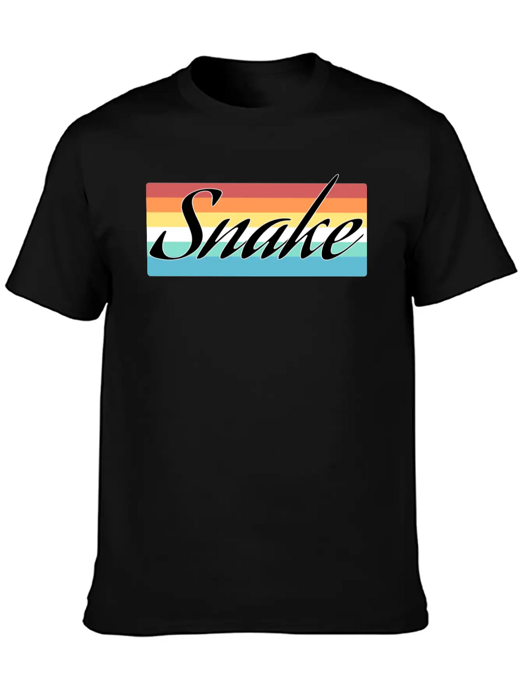 Snake Breathable Soft Cotton T-Shirt – Timeless Casual Look