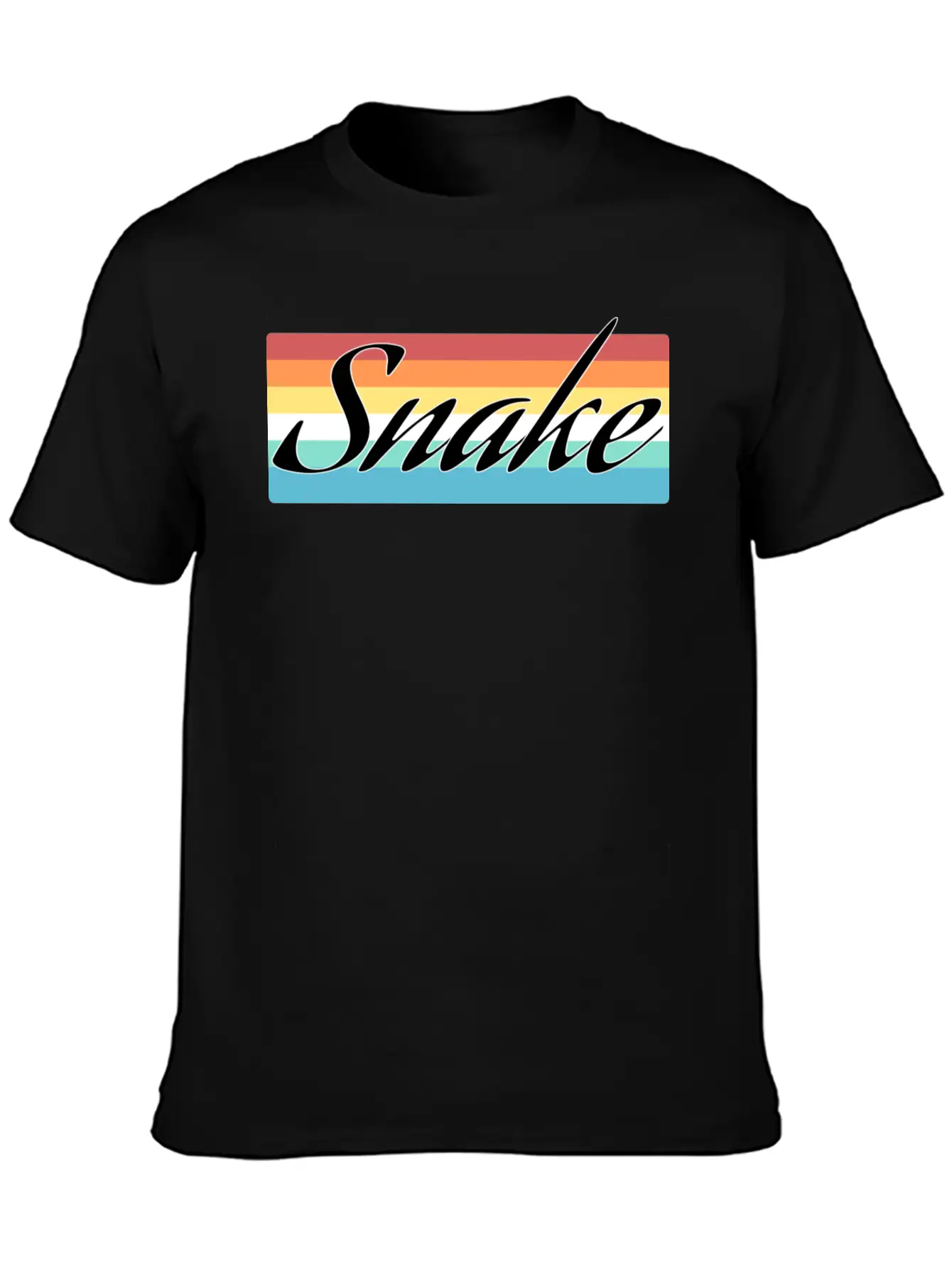 Snake Breathable Soft Cotton T-Shirt – Timeless Casual Look