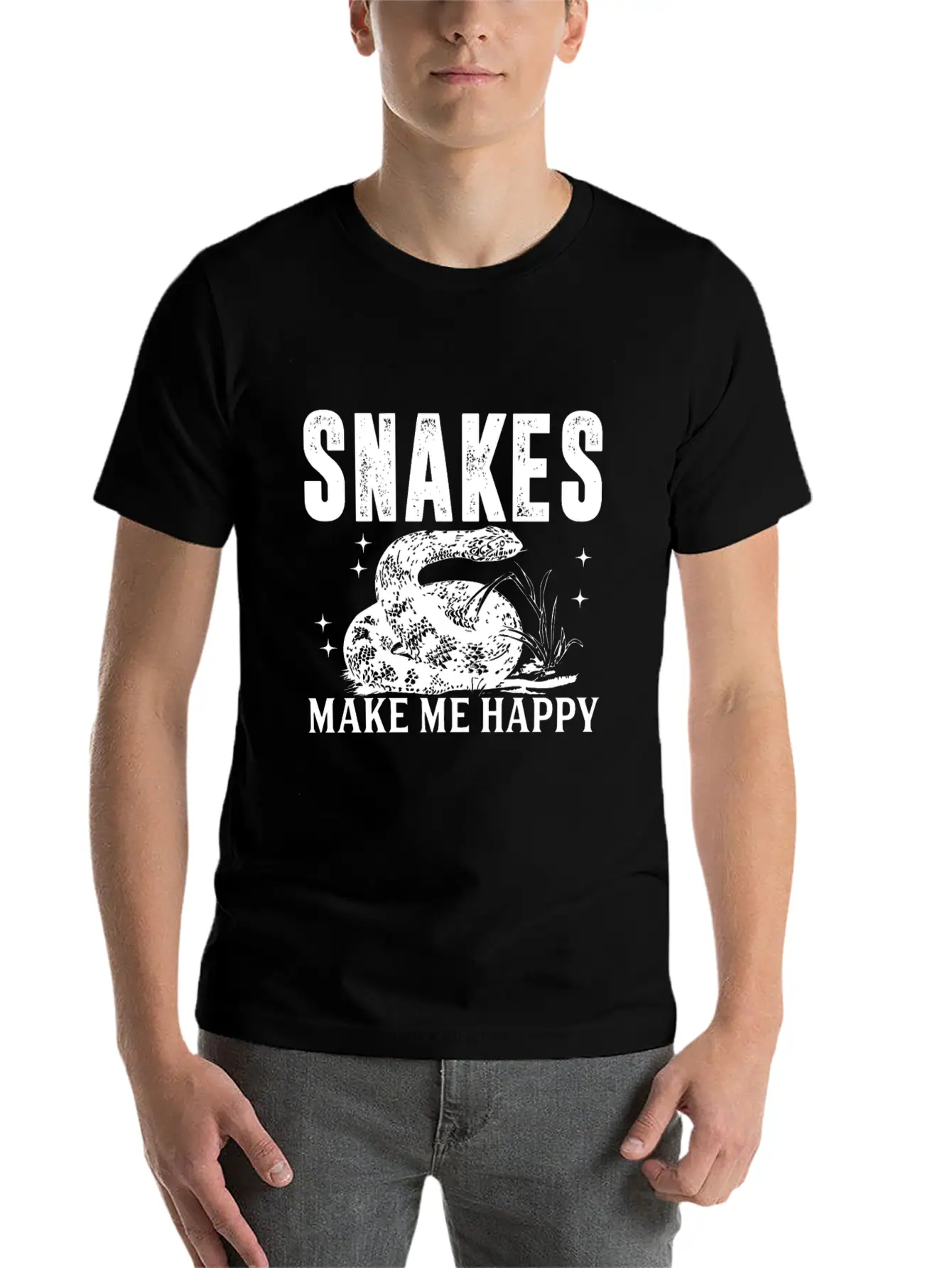 Snake Classic Fit Graphic Tee For Daily Comfort – Unisex Cotton Shirt