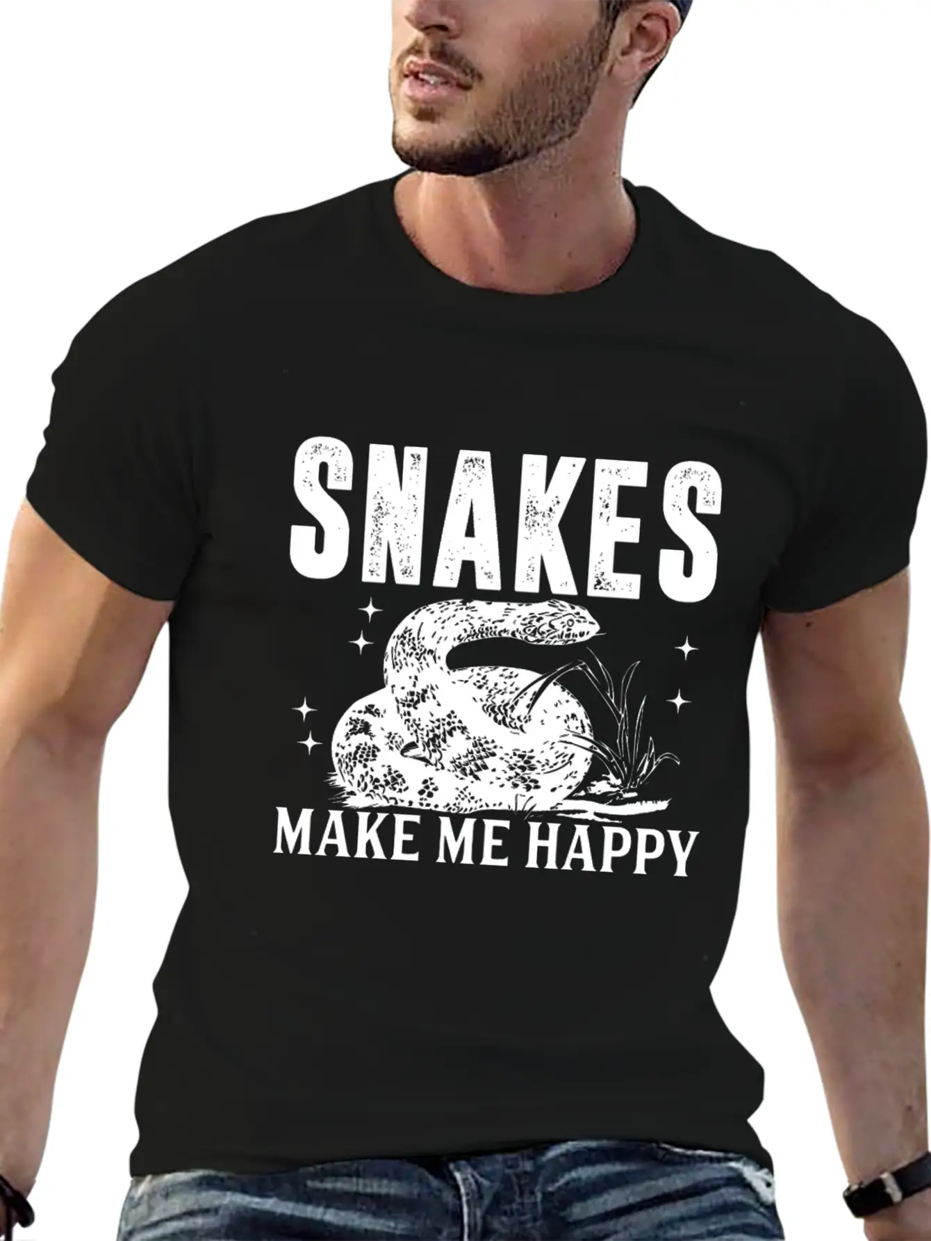 Snake Classic Fit Graphic Tee For Daily Comfort – Unisex Cotton Shirt