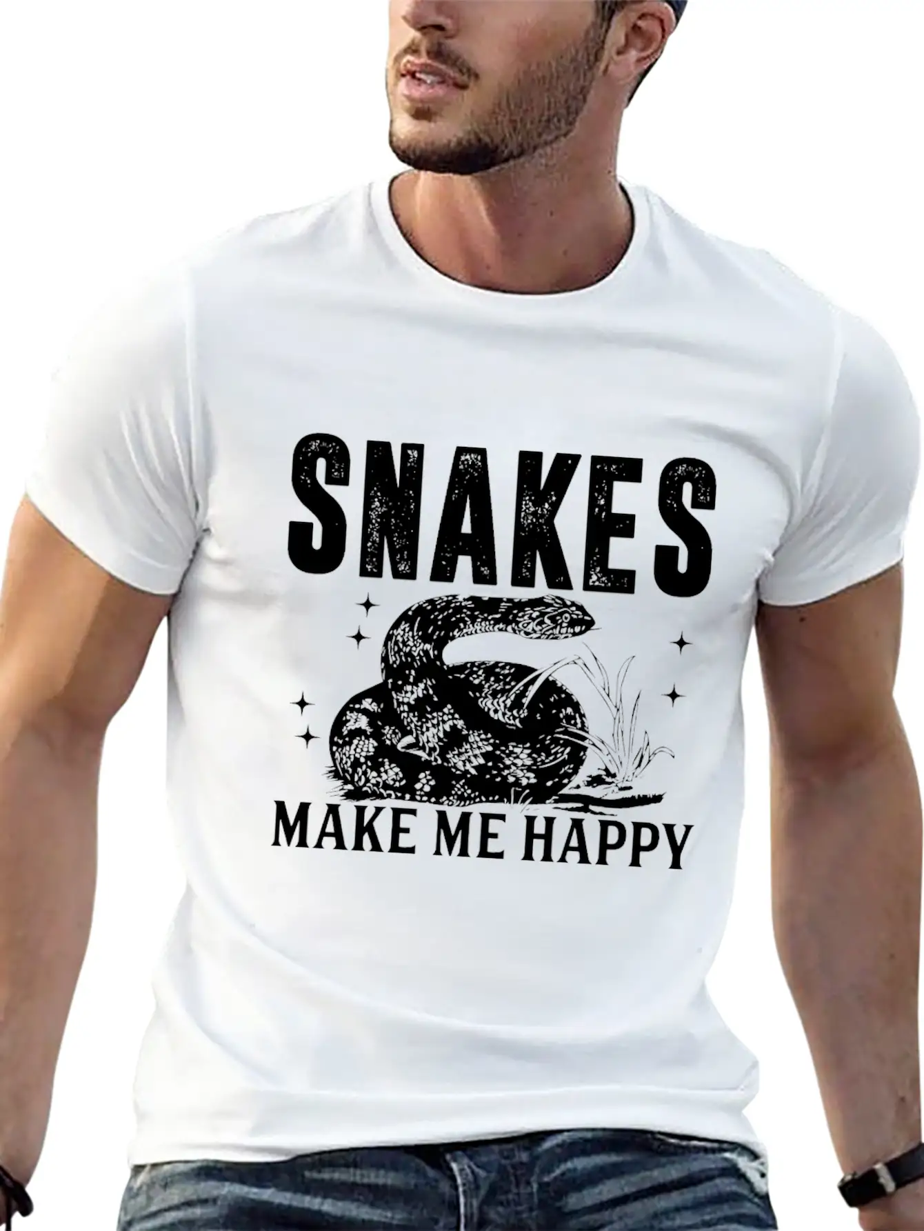 Snake Classic Fit Graphic Tee For Daily Comfort – Unisex Cotton Shirt