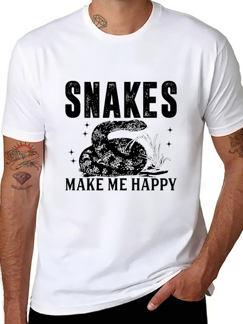 Snake Classic Fit Graphic Tee For Daily Comfort – Unisex Cotton Shirt