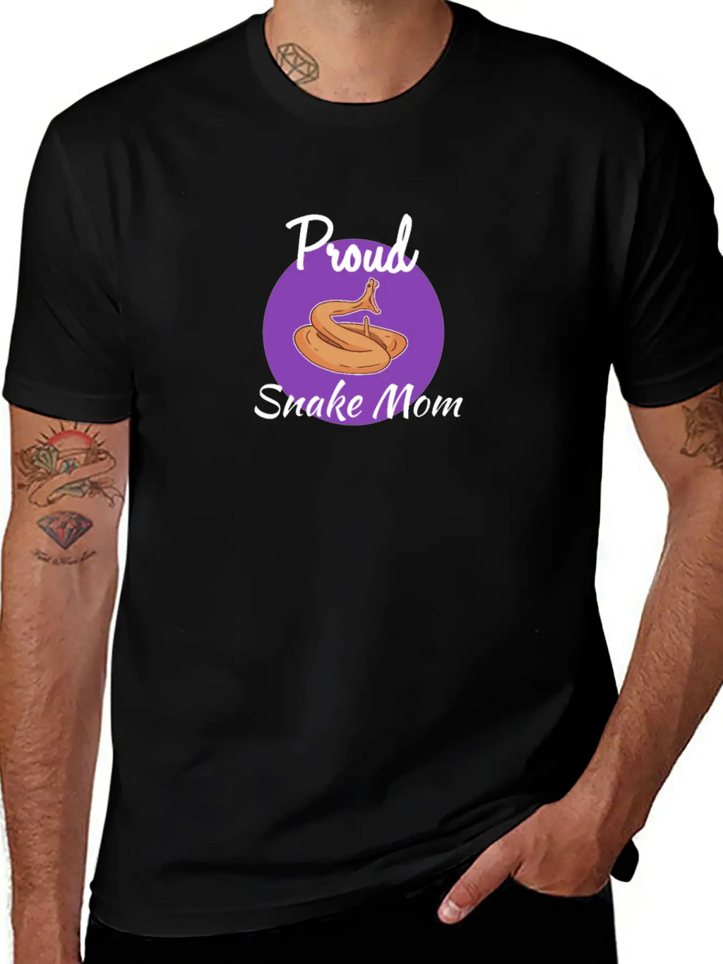 Snake Essential Cotton Tee For Daily Outfits – Unisex Style