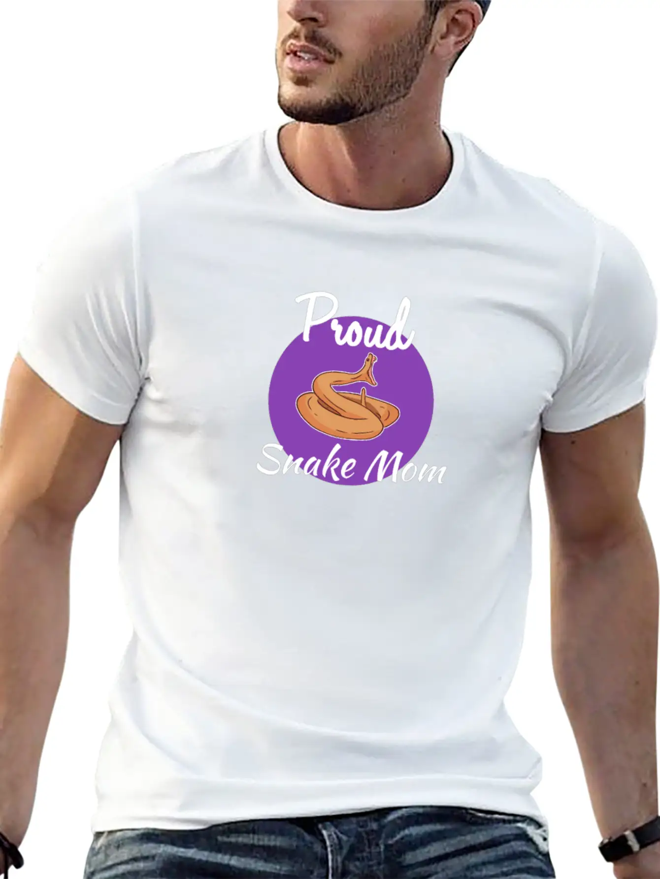 Snake Essential Cotton Tee For Daily Outfits – Unisex Style