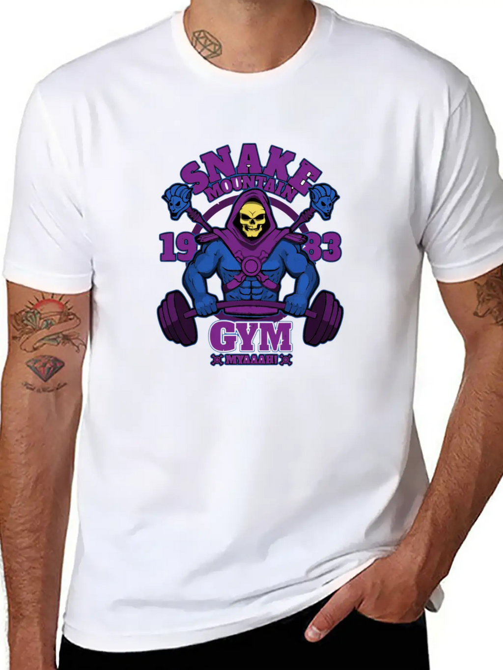 Snake Mountain Gym Unisex Casual T-Shirt – Clean Design For Daily Comfort