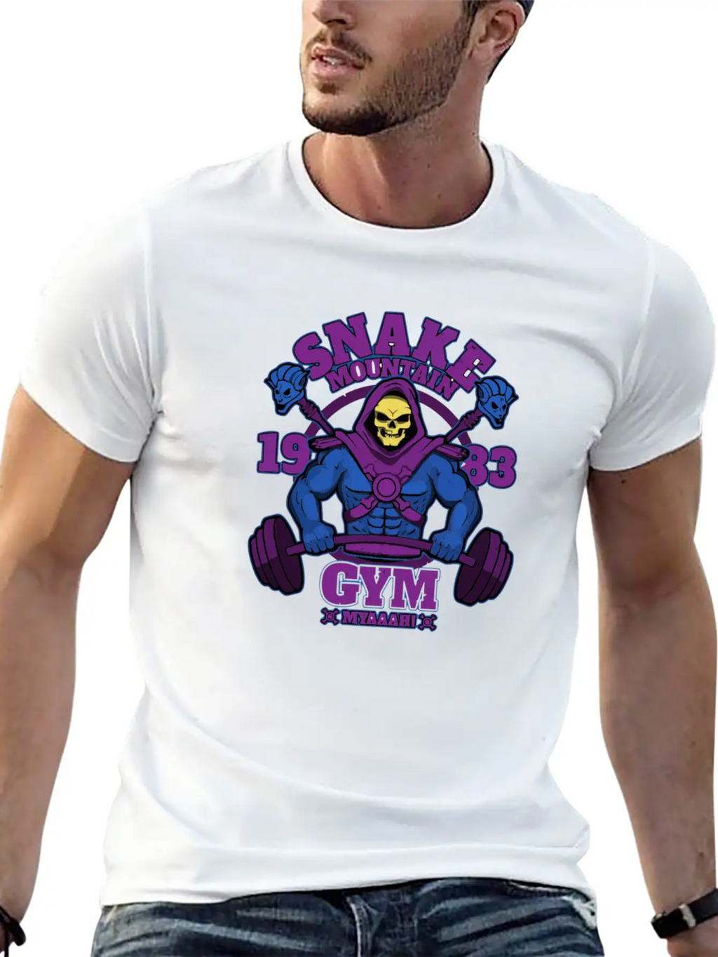Snake Mountain Gym Unisex Casual T-Shirt – Clean Design For Daily Comfort