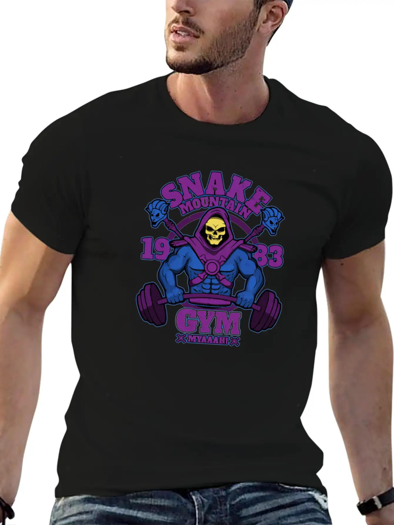 Snake Mountain Gym Unisex Casual T-Shirt – Clean Design For Daily Comfort