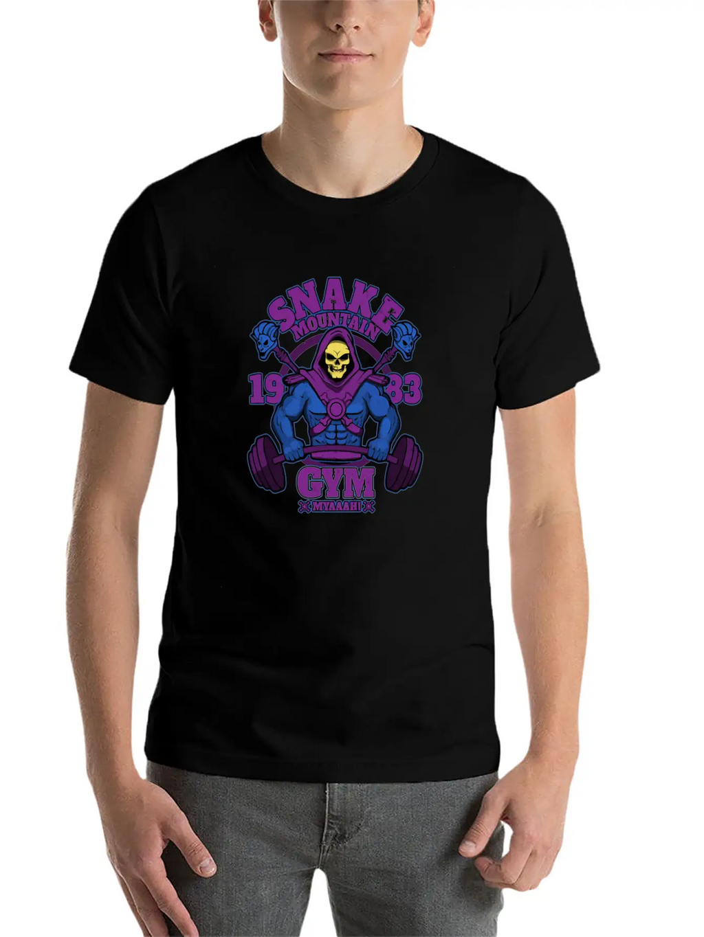 Snake Mountain Gym Unisex Casual T-Shirt – Clean Design For Daily Comfort