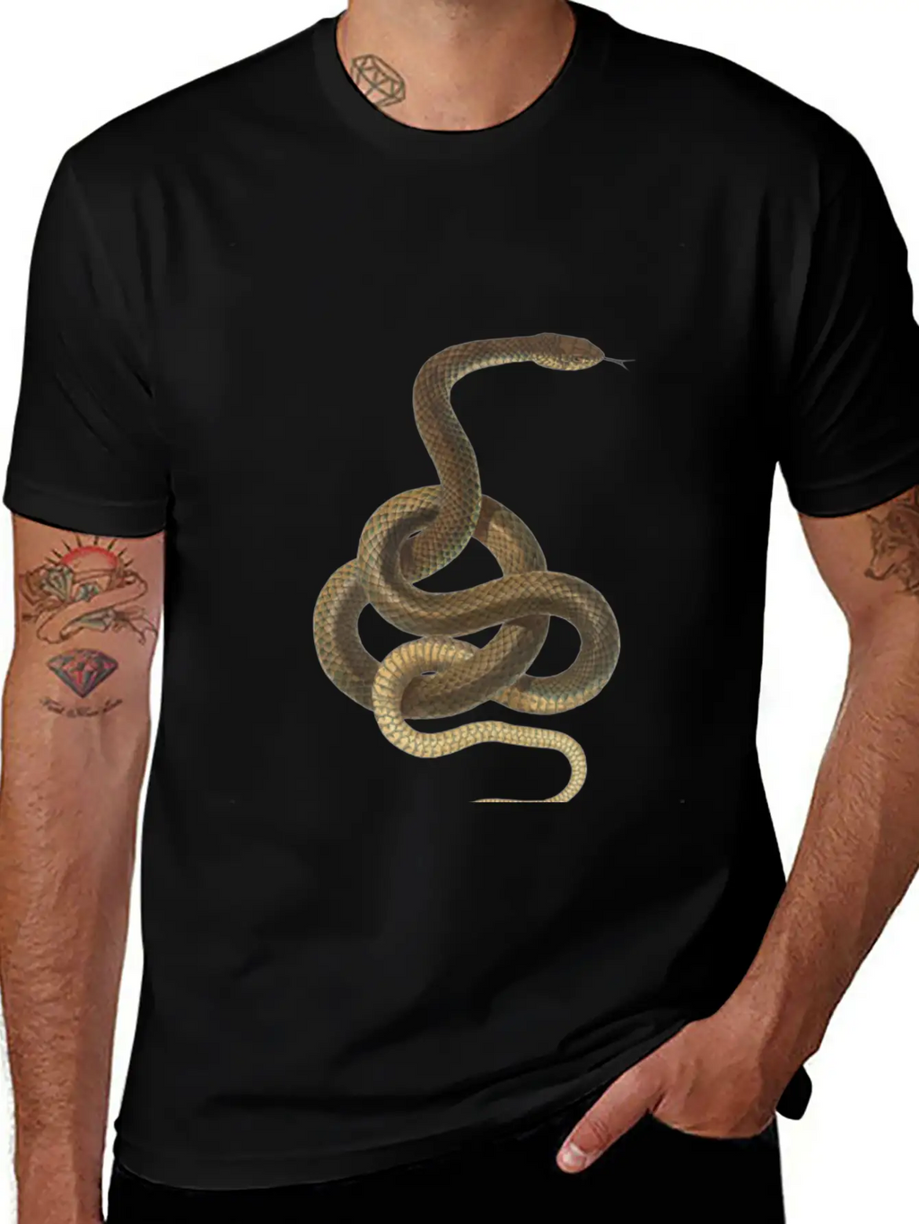Snake Stylish Everyday T-Shirt – Unisex Basic Cotton Tee