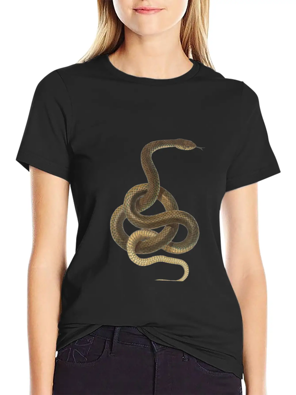 Snake Stylish Everyday T-Shirt – Unisex Basic Cotton Tee