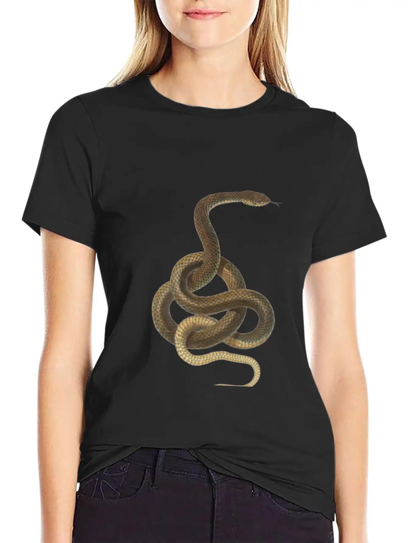 Snake Stylish Everyday T-Shirt – Unisex Basic Cotton Tee