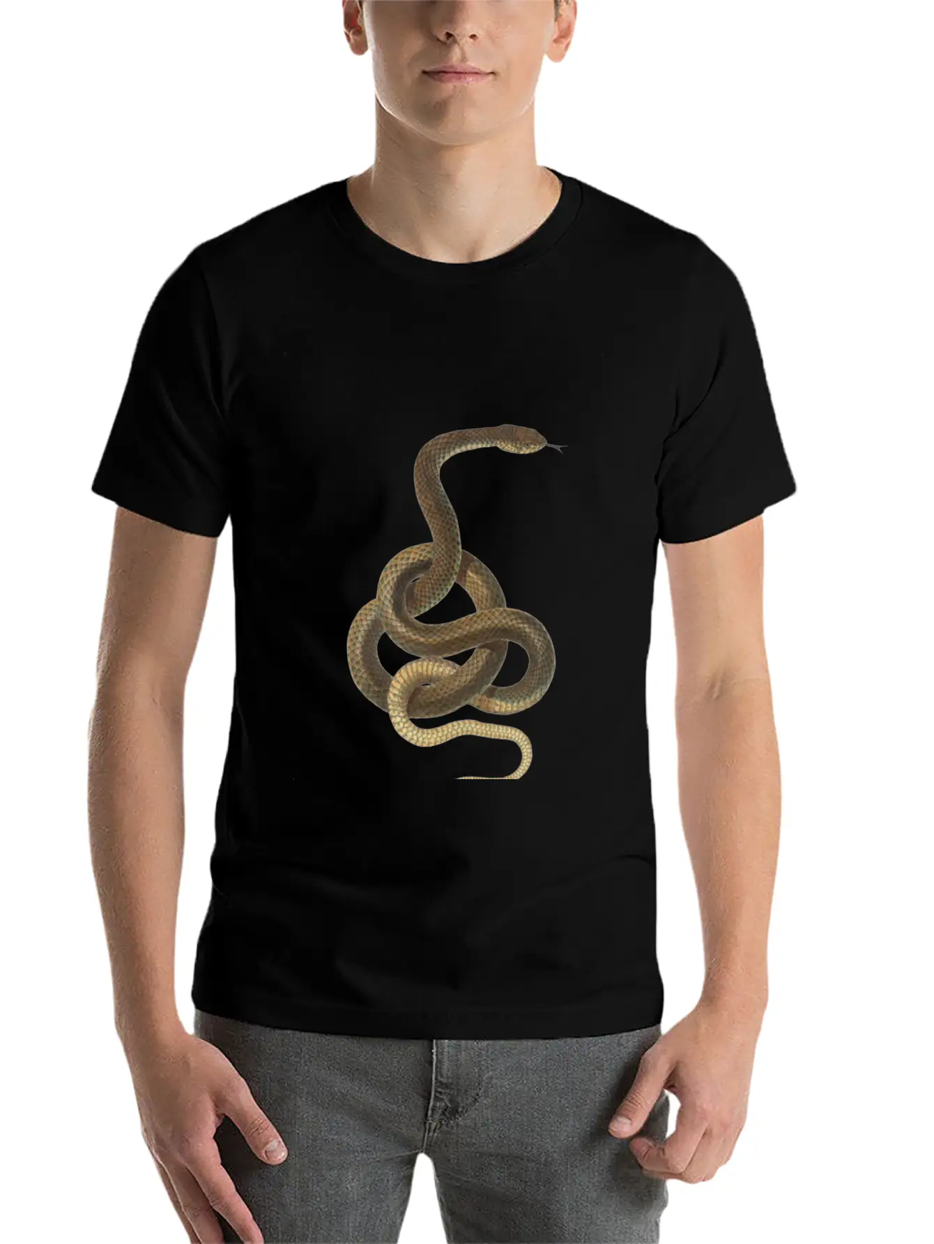 Snake Stylish Everyday T-Shirt – Unisex Basic Cotton Tee