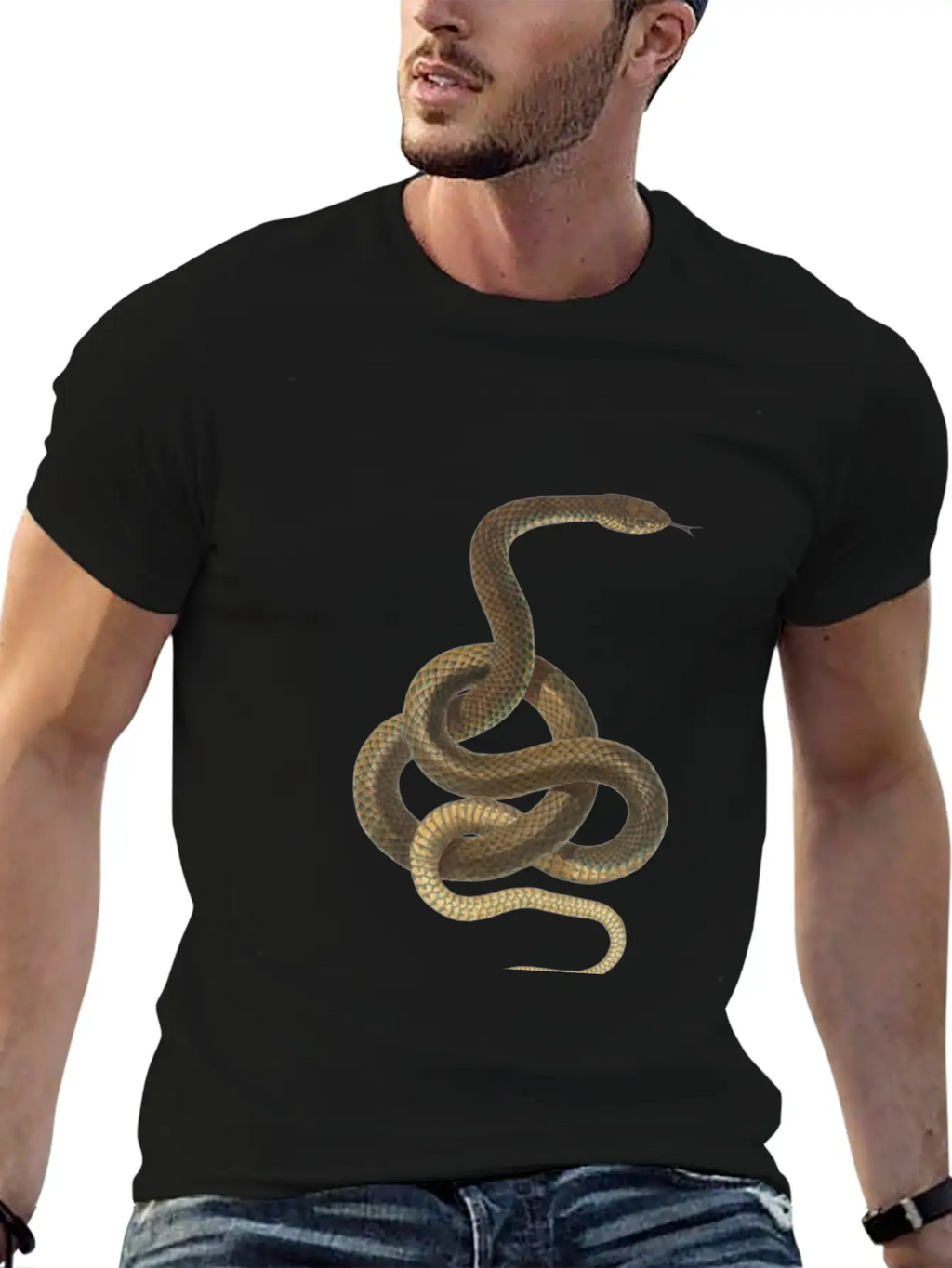 Snake Stylish Everyday T-Shirt – Unisex Basic Cotton Tee