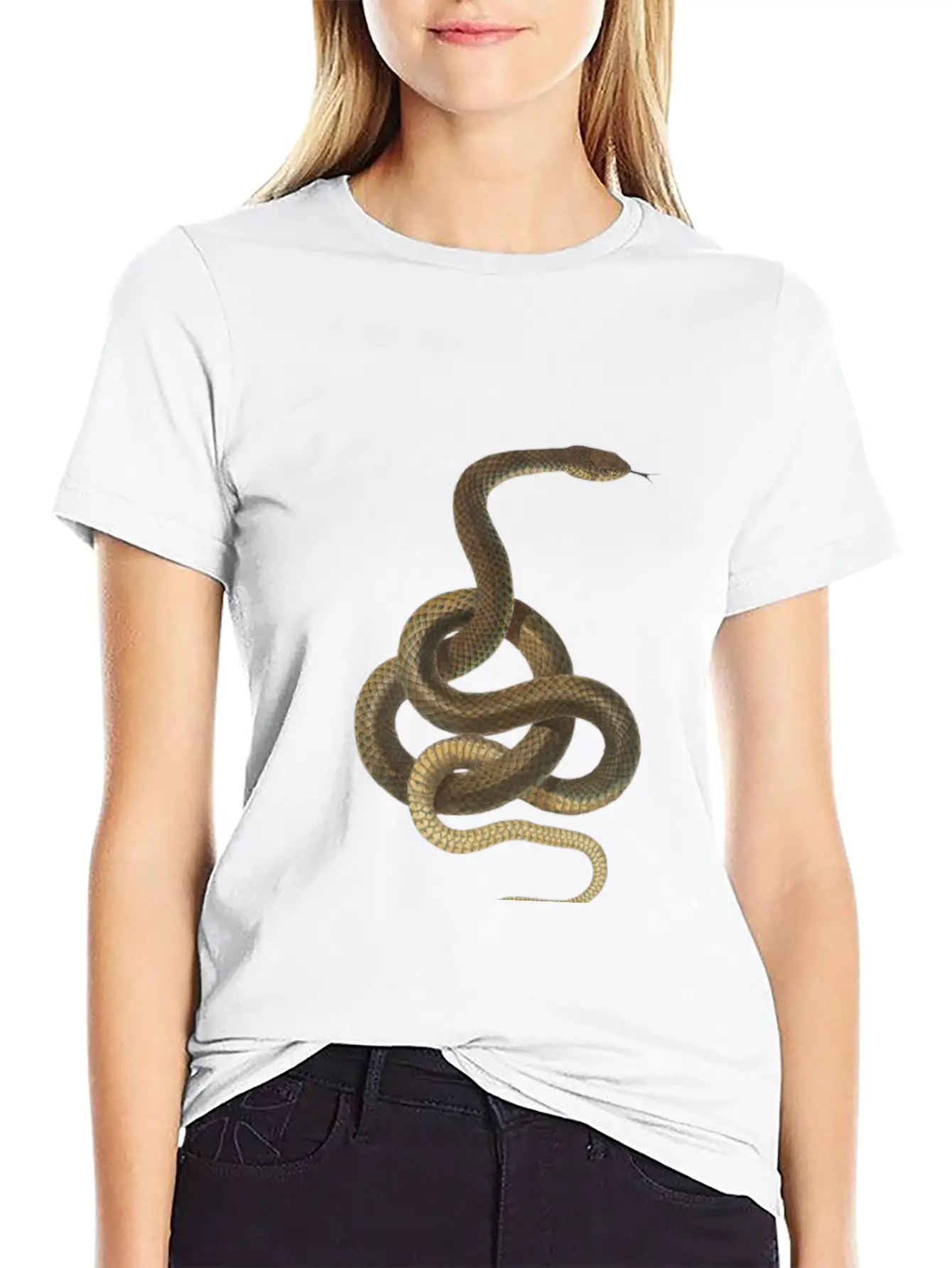 Snake Stylish Everyday T-Shirt – Unisex Basic Cotton Tee