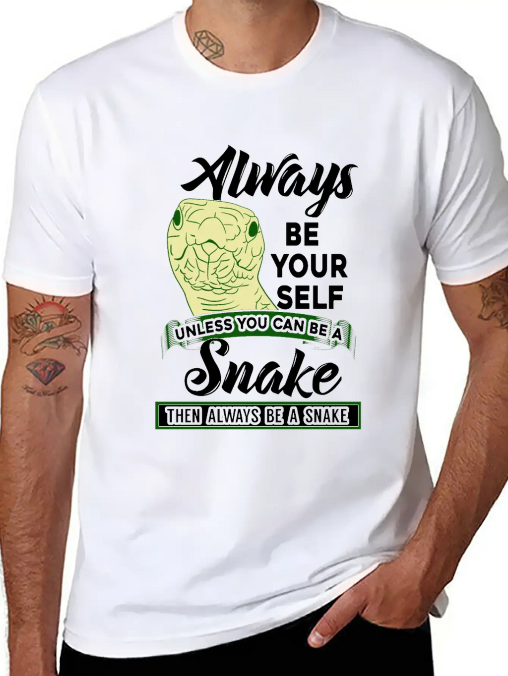 Snake Unisex Casual T-Shirt – Clean Design For Daily Comfort