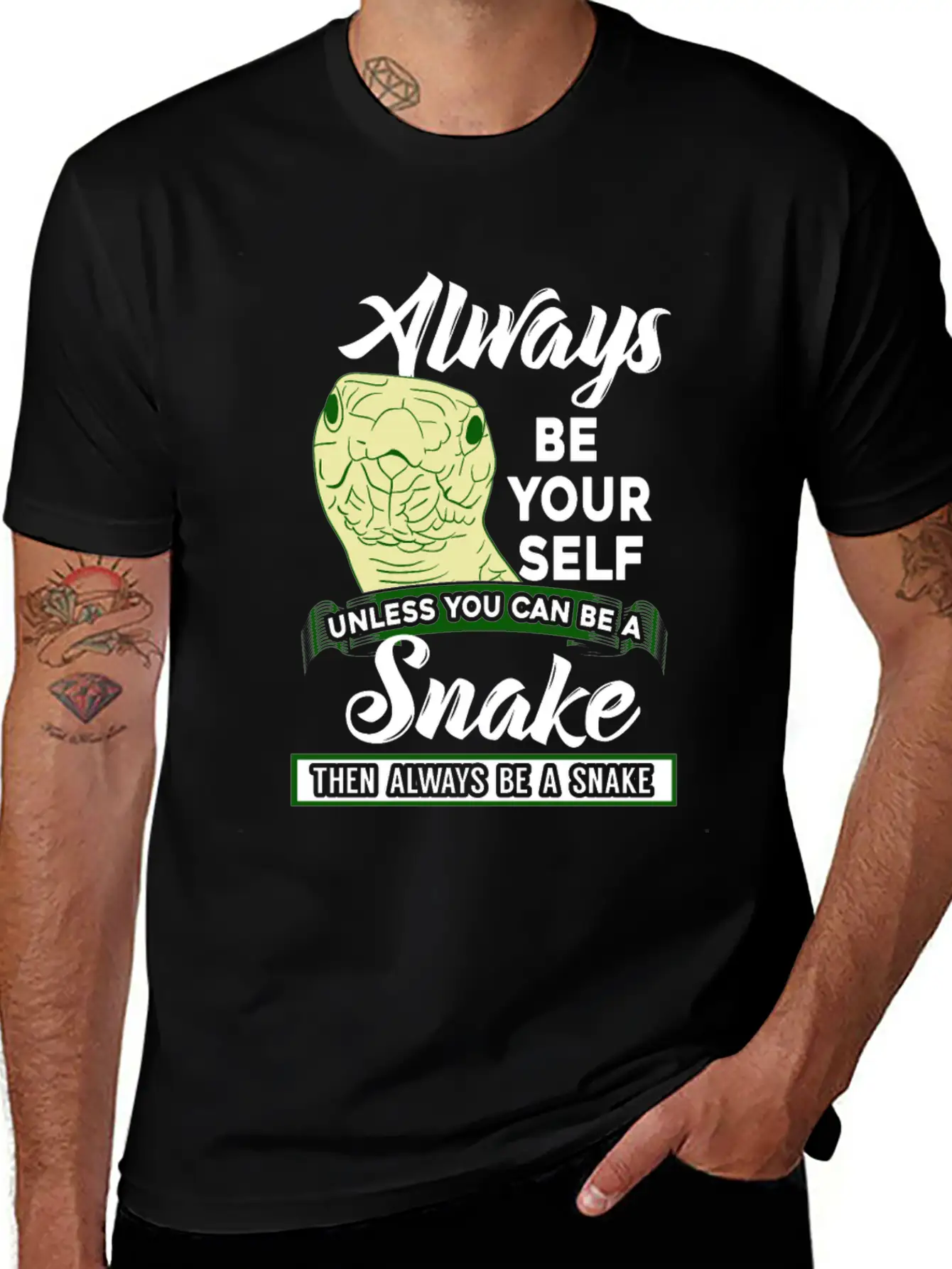 Snake Unisex Casual T-Shirt – Clean Design For Daily Comfort