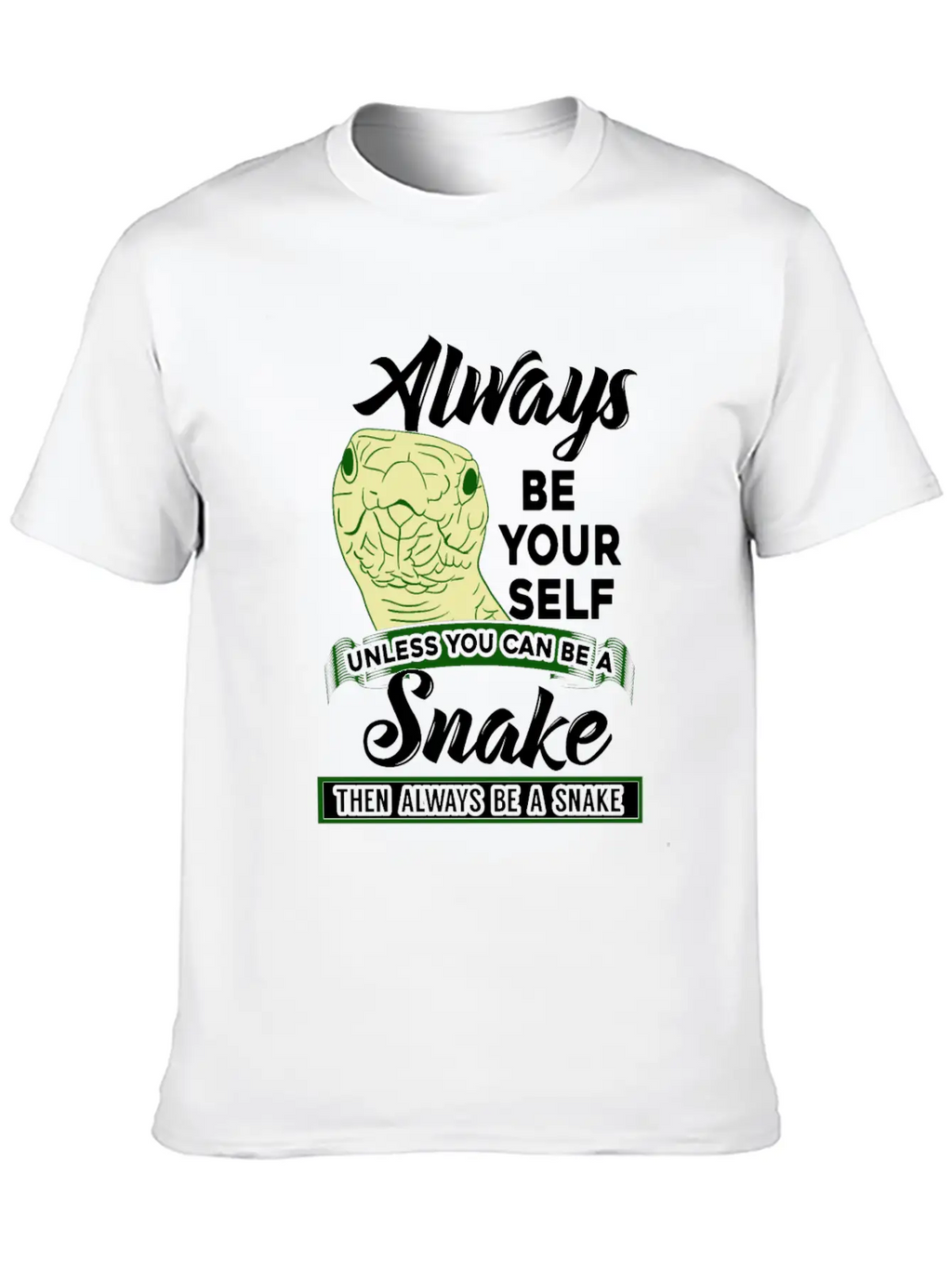 Snake Unisex Casual T-Shirt – Clean Design For Daily Comfort