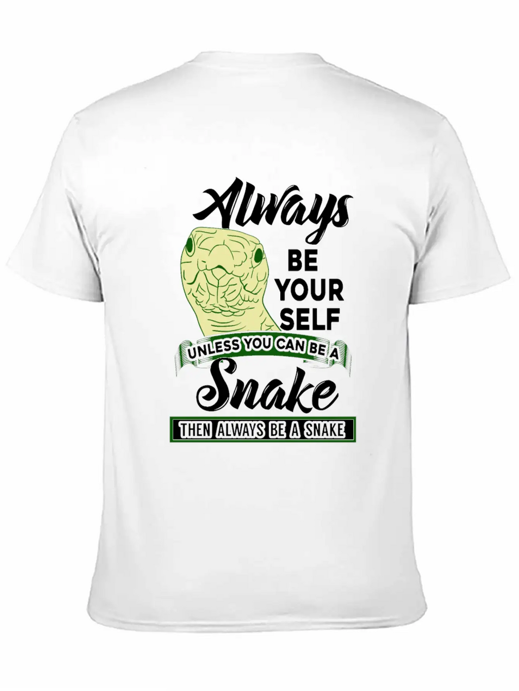 Snake Unisex Casual T-Shirt – Clean Design For Daily Comfort
