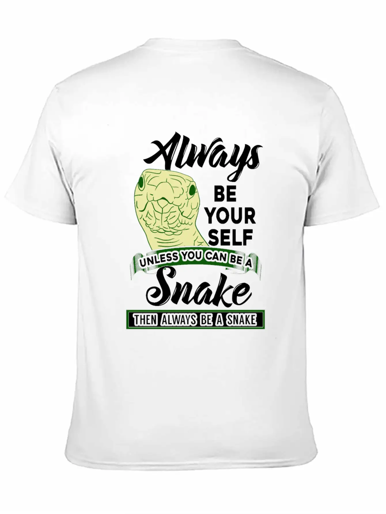 Snake Unisex Casual T-Shirt – Clean Design For Daily Comfort