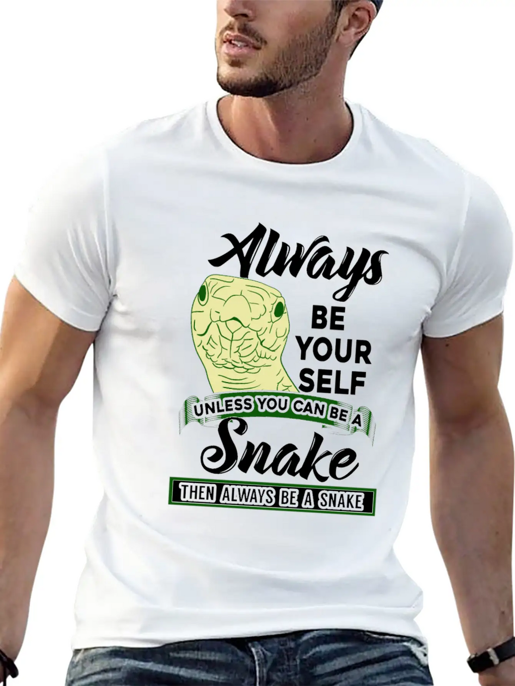 Snake Unisex Casual T-Shirt – Clean Design For Daily Comfort