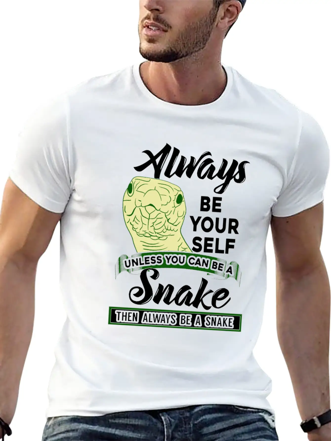Snake Unisex Casual T-Shirt – Clean Design For Daily Comfort