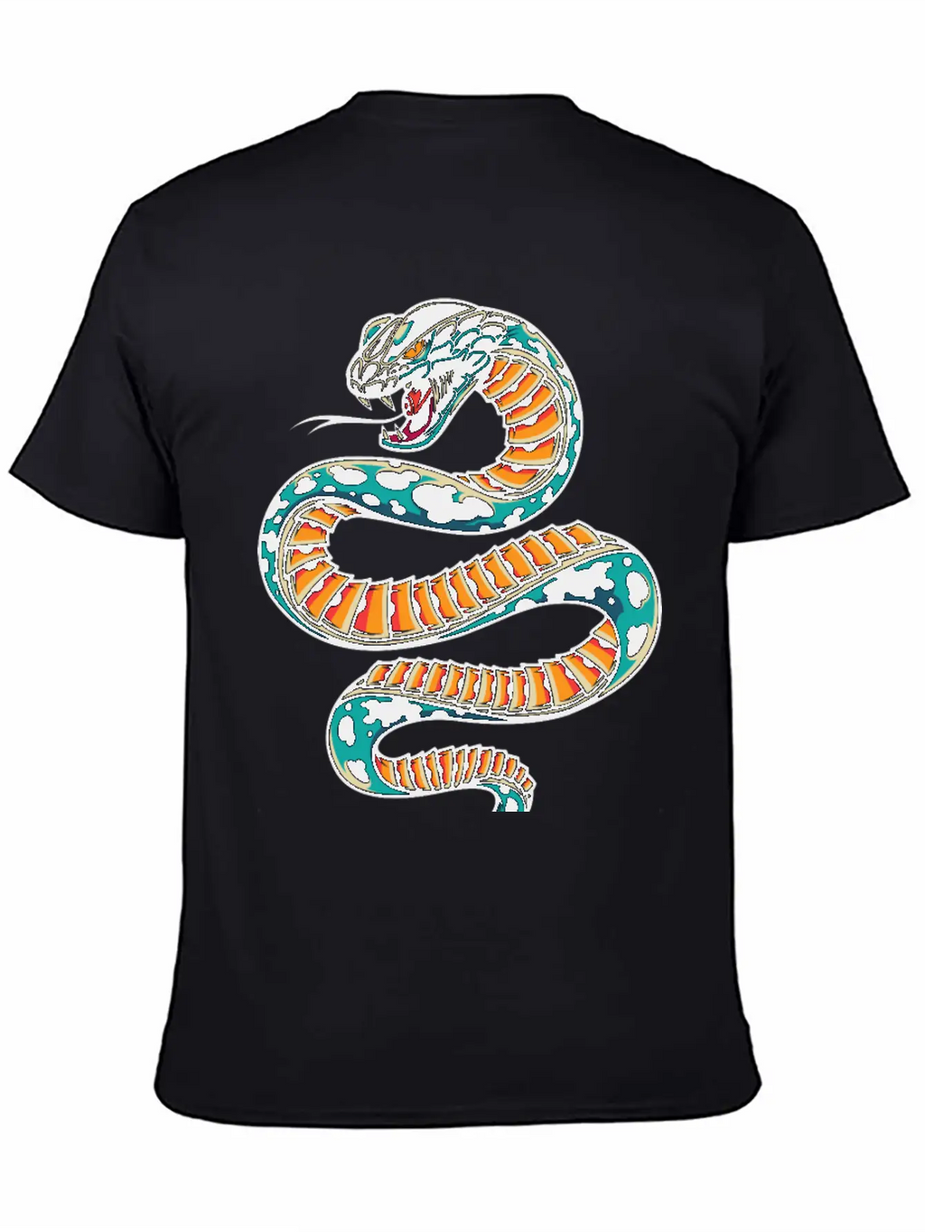 Snake Unisex Short Sleeve Soft Cotton T-Shirt – Casual Everyday Wear