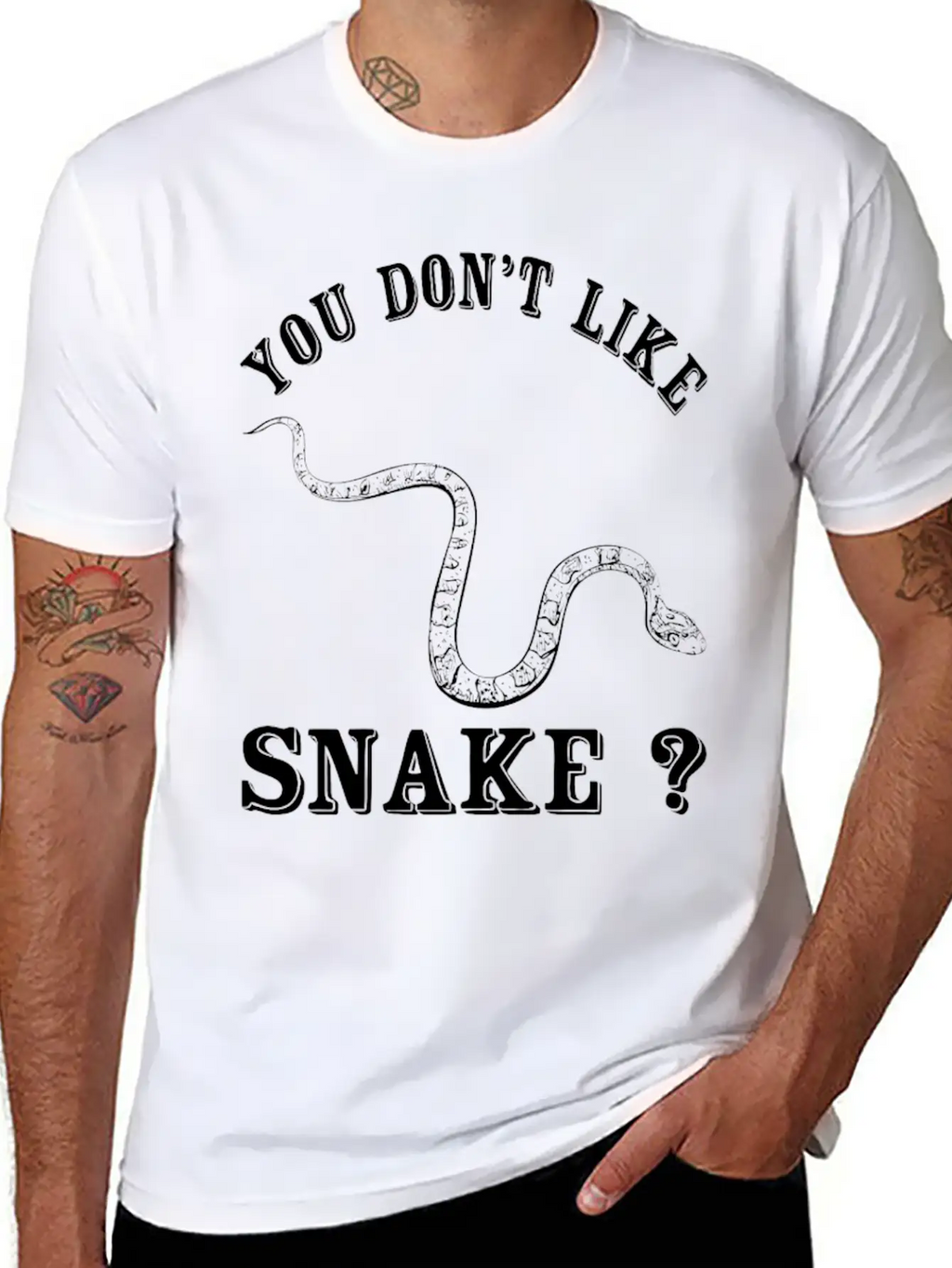 Snake - You Don't Like Snake? Bye Unisex Casual T-Shirt – Clean Design For Daily Comfort