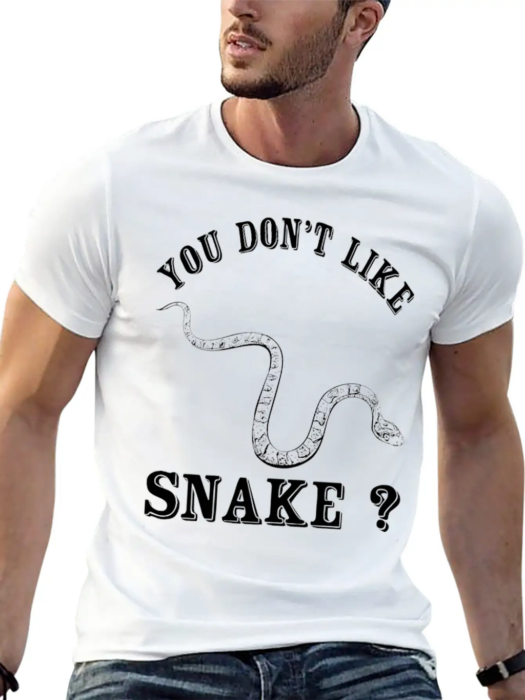 Snake - You Don't Like Snake? Bye Unisex Casual T-Shirt – Clean Design For Daily Comfort