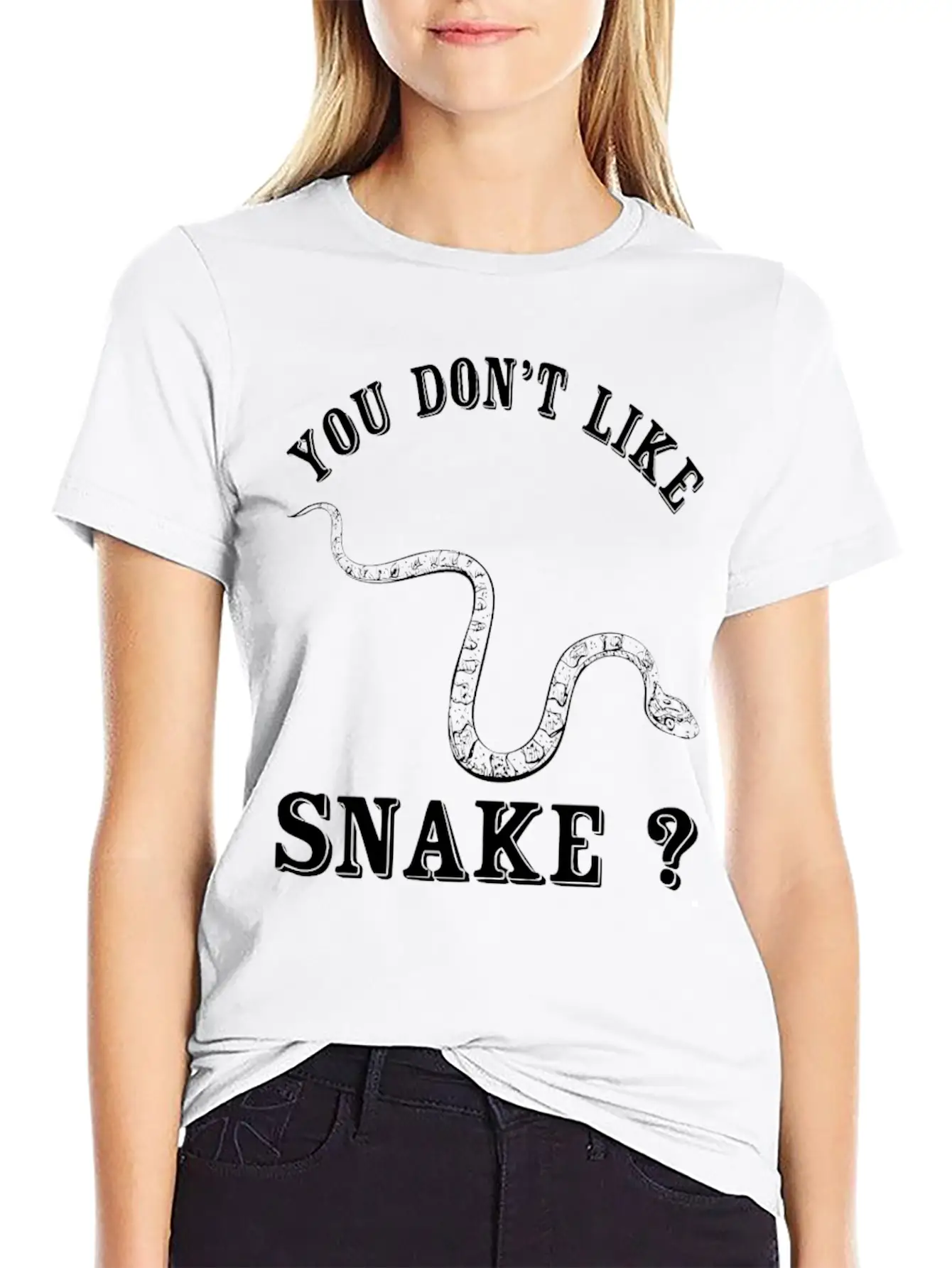Snake - You Don't Like Snake? Bye Unisex Casual T-Shirt – Clean Design For Daily Comfort